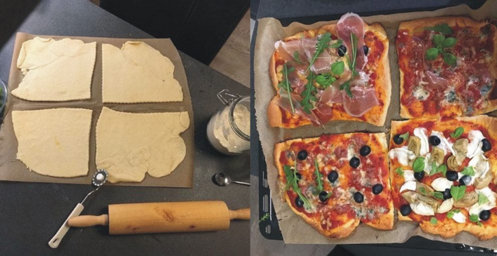Italienische Pizza selbst gemacht