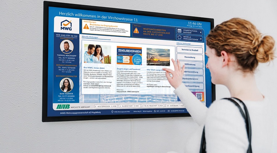 Relaunch der digitalen Haustafeln